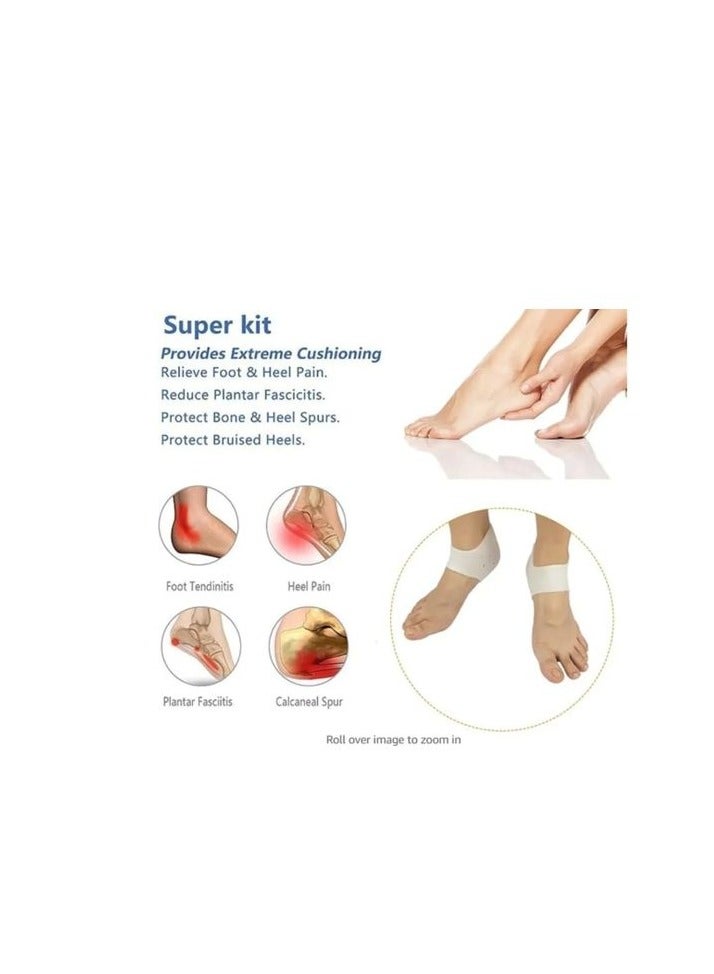 Special Offer Full Silicone Socks + Silicone Heel - Absorbs Bacteria  - Image 4