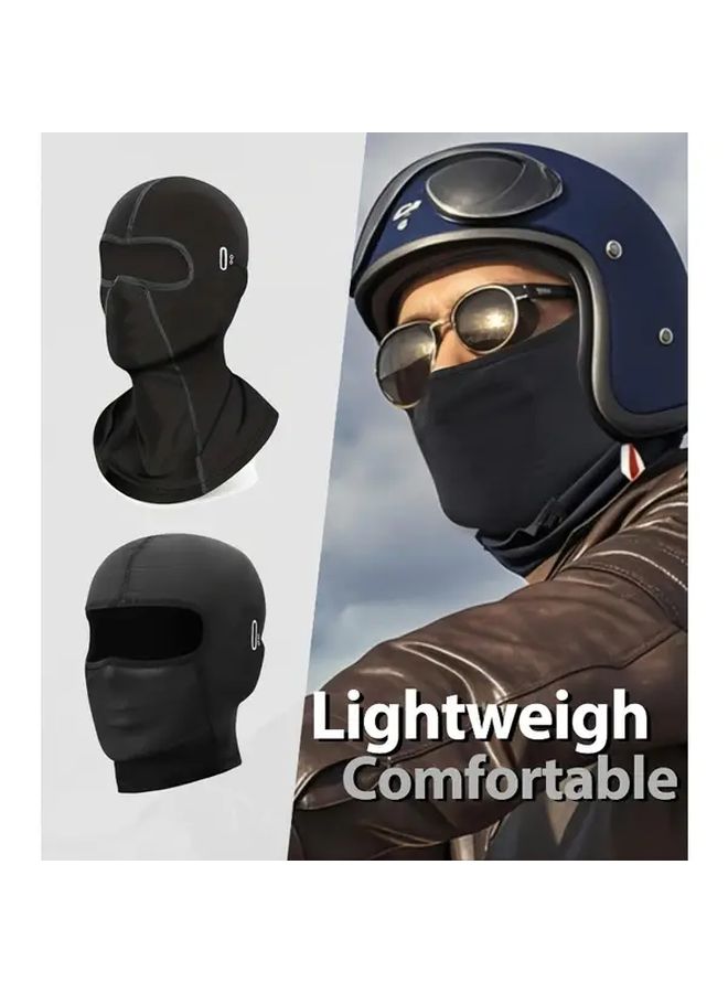 Ice Silk Long Gray Sun Protection Headgear Mask For Outdoor Motorcycle Riding - Image 1