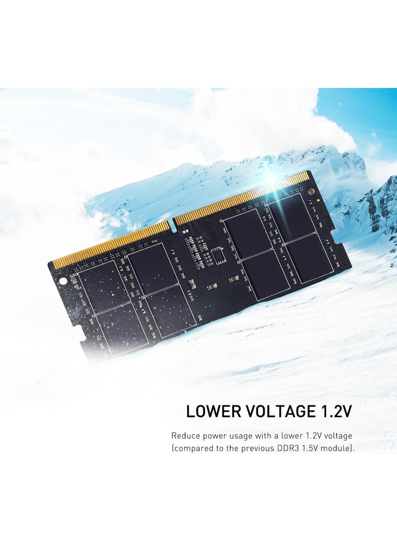 سيليكون باور وحدة ذاكرة Silicon Power DDR4 سعة 16 جيجابايت بتردد 3200 ميجاهرتز – ذاكرة RAM عالية الأداء لأجهزة الكمبيوتر المكتبي، CL22، بجهد 1.2V - Image 5