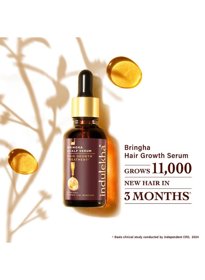 إندوليكا سيروم برينغا لعلاج فروة الرأس لنمو الشعر، 30 مل | سيروم أيورفيدا لنمو الشعر - Image 2