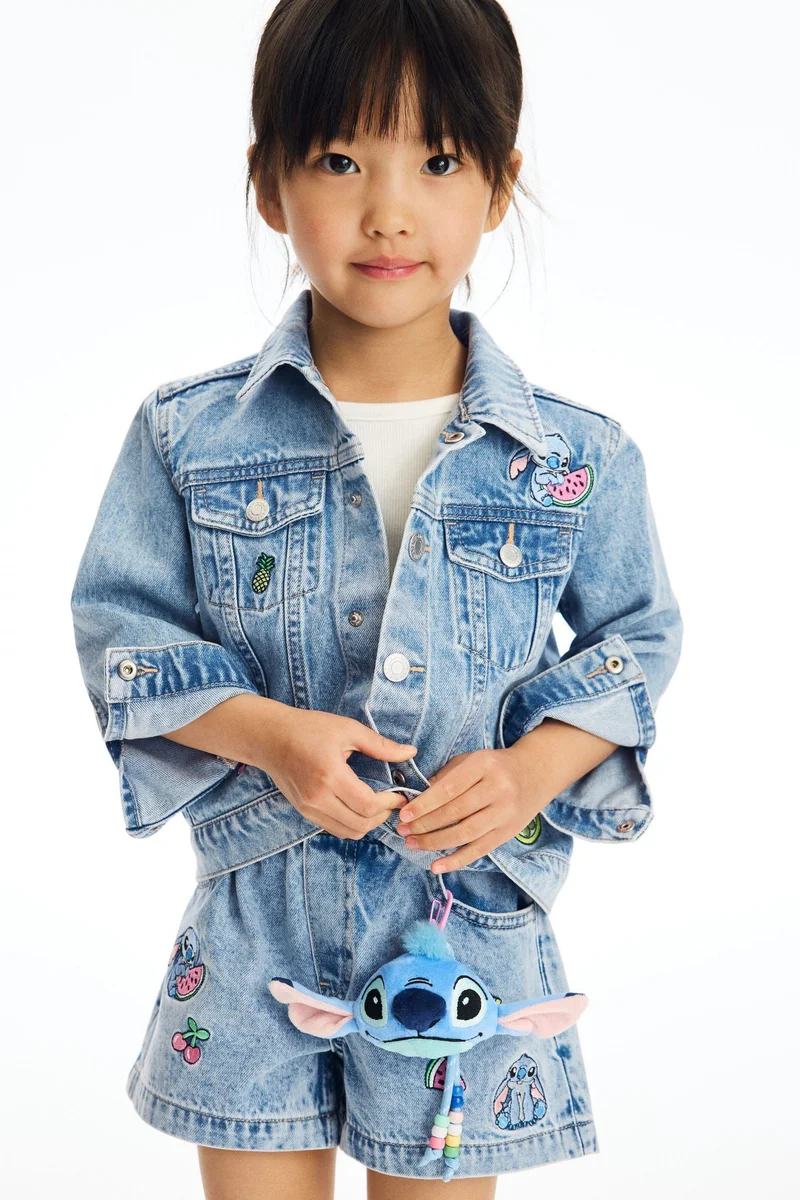 H&M Printed denim jacket