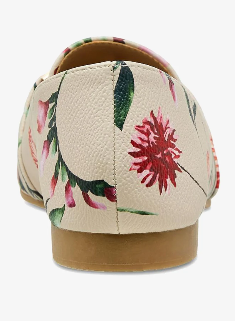 Flora Bella By Shoexpress PINK Flora Bella Women Floral Print Loafers for Women | Best Price UAE