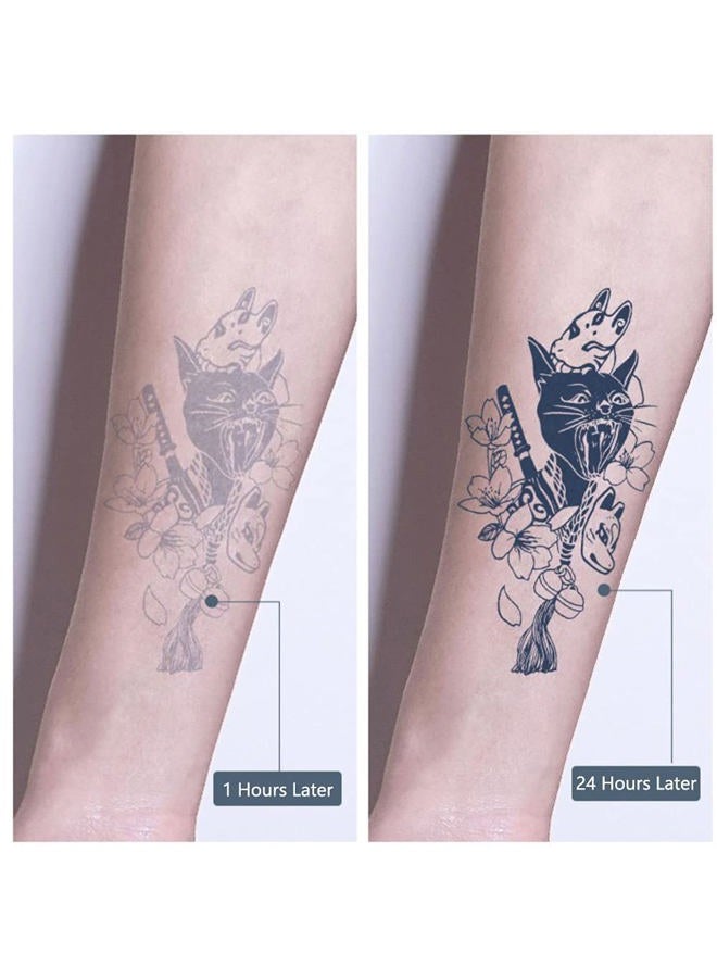Glaryyears Semi Permanent Tattoo Sticker — 4 Sheets Temporary Tat Stickers Dragon Totem Tattoo Designs Symbols Long lasting Waterproof for Women Men - Image 3