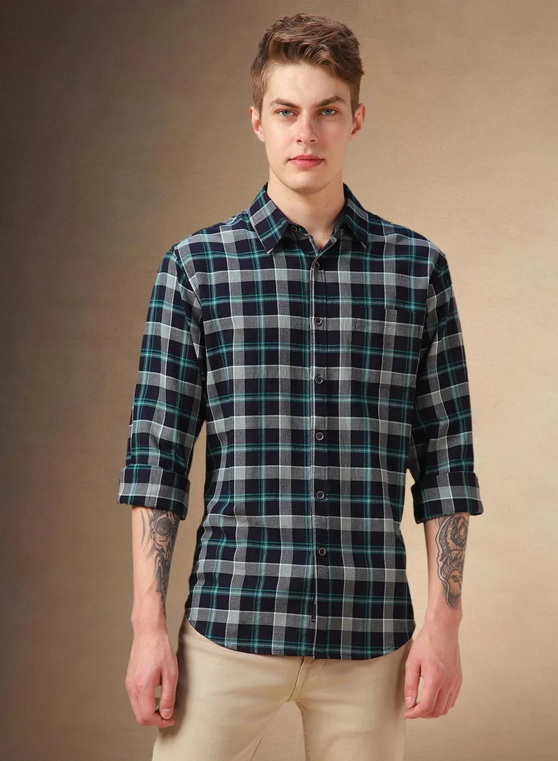 دينيس لينغو Navy Shirt For Men For Men