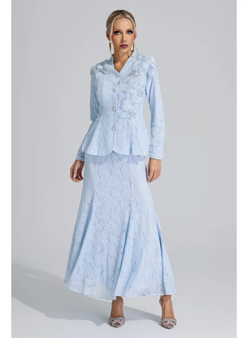 Catchall Clio Lace Applique Fishtail Set