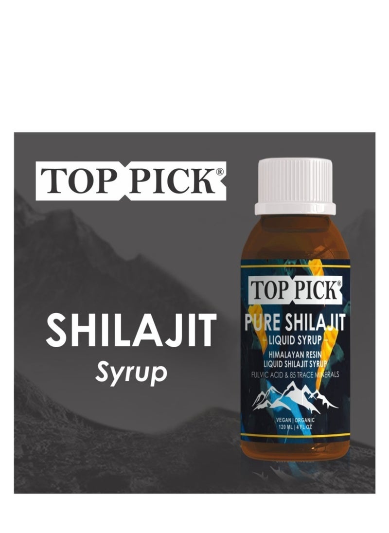 Top Pick Top Pick Pure Shilajit Liquid Himalayan Resin 120 ML 