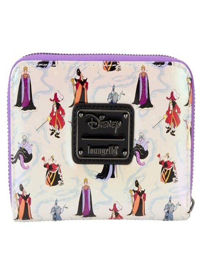 Loungefly Disney Villains Iridescent Zip Around Wallet - Image 3