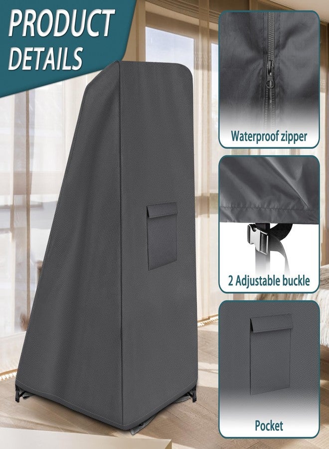 Iceberg Elf Inversion Table Cover - Dustproof And Waterproof Inversion Equipment Protection Covers (47" L X 28.3" W X 63" H, Black) - Keep Your Inversion Table Safe From Dirt And Scratches - Image 3
