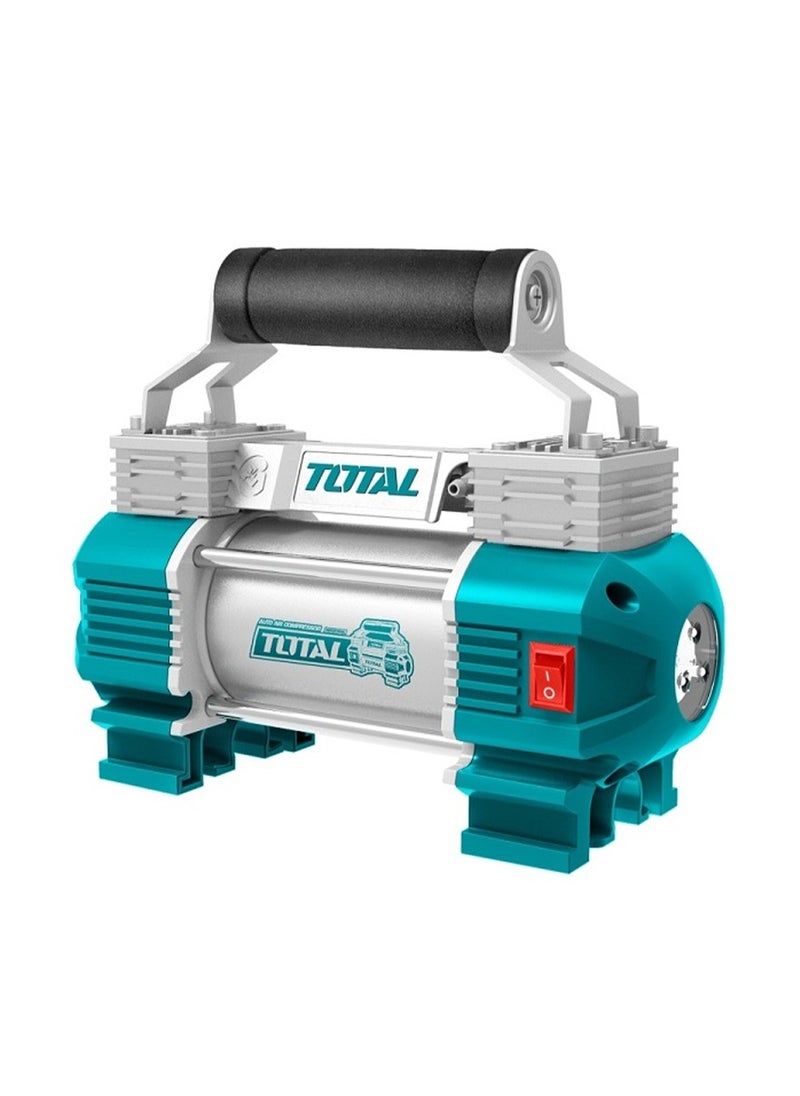 TOTAL - 12V Auto Air Compressor 120PSI High Efficiency Air Compressor Tyre Inflator - TTAC2506 - Image 1