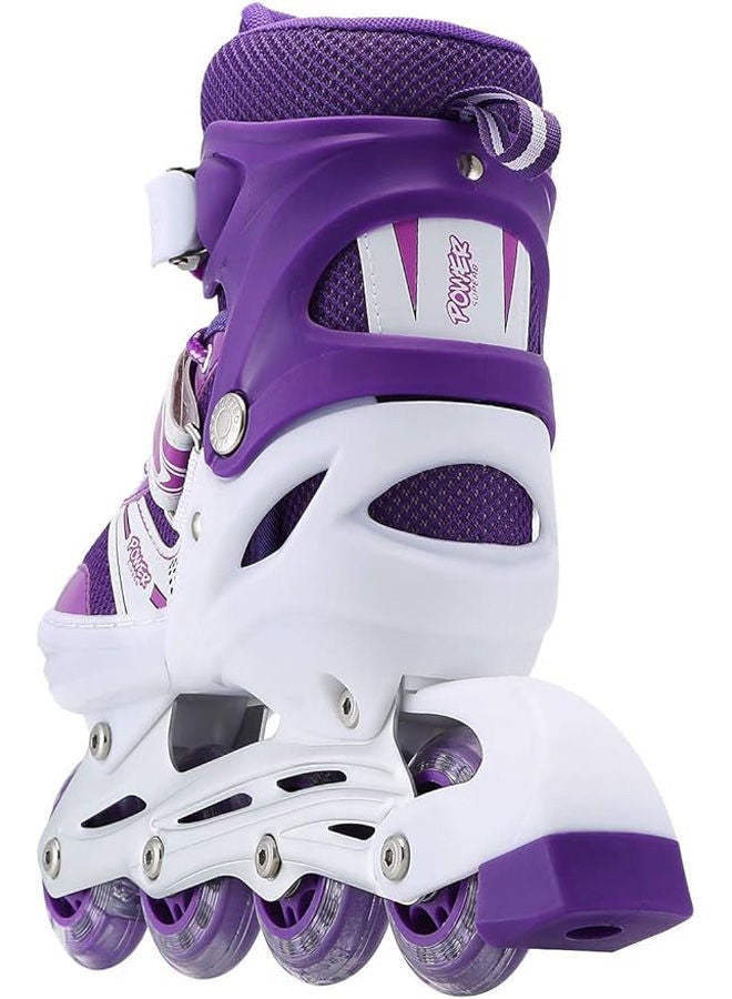 POWER Roller Skates For Beginners Adjustable Four-Wheel With Adjustment Size 39-42 - Image 2