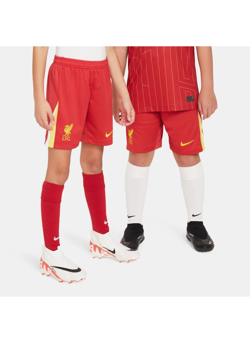 Nike Kids' Liverpool 24/25 Home Replica Football Shorts