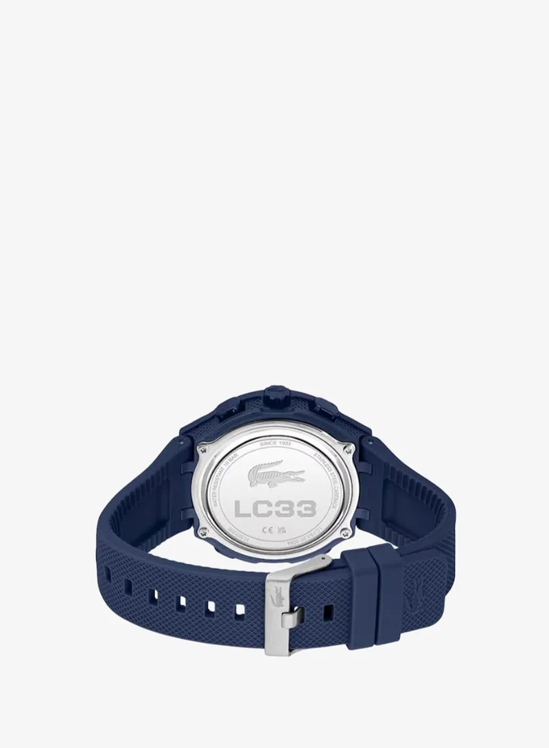 Lacoste  Digital Multifunction Quartz Analog Watch with Silicone Bracelet for Men | Best Price UAE