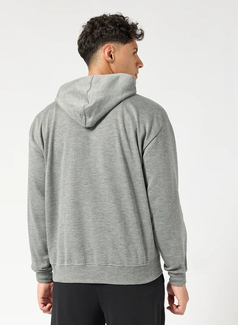 Seventy Five Basics Graphic Print Hoodie
