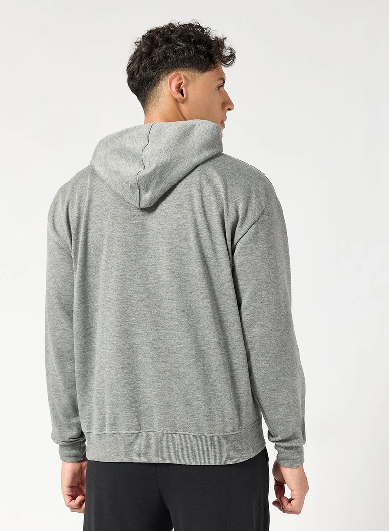 Seventy Five Basics Graphic Print Hoodie