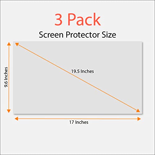 EZ-Pro Screen Protector Anti-Glare and Anti Finger Print Screen Protector (3 Pack) for 19.5 Inches Widescreen Desktop Monitor - Image 5