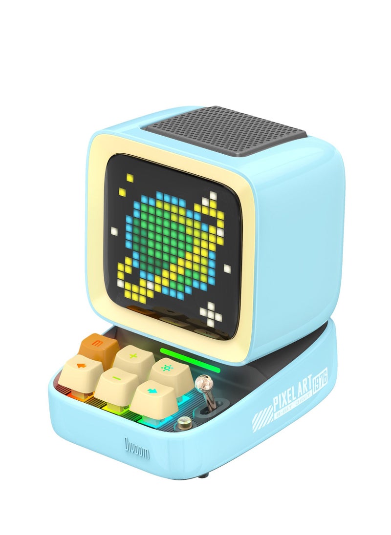 Divoom Ditoo Pro Bluetooth Mini Speaker App controlled Front Screen Blue  - Image 2
