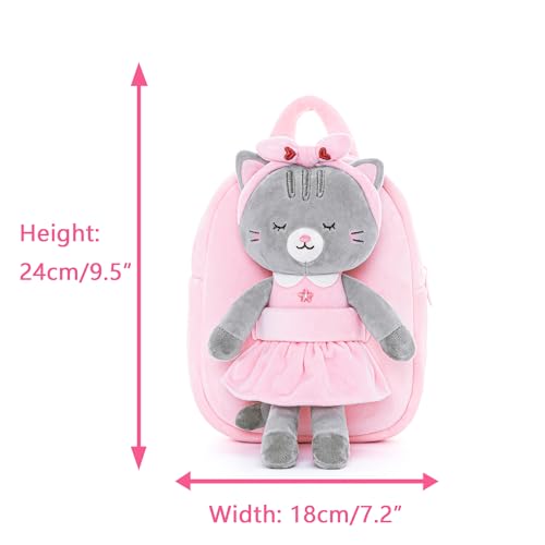 Lazada حقيبة ظهر للأطفال على شكل قطة من لازادا مع لعبة قطة قابلة للفصل 10 بوصة - Image 2