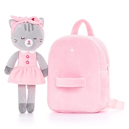 Lazada حقيبة ظهر للأطفال على شكل قطة من لازادا مع لعبة قطة قابلة للفصل 10 بوصة - Image 5