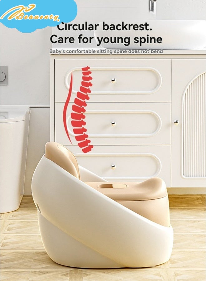 Beauenty Western Toilet Kids Potty Seat for Baby Baby Potty Training Seat Chair with Closing Lid Tray Kids Toilet Seat Baby Potty Seat for Toddlers Kids 1 to 6 Years Boys Girl - Image 4