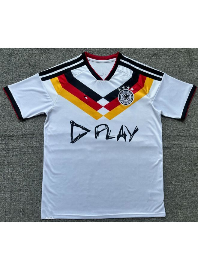 National Team Co-branded Printed Football Jersey Spain England Germany Trendy Thai Version Football Shirt