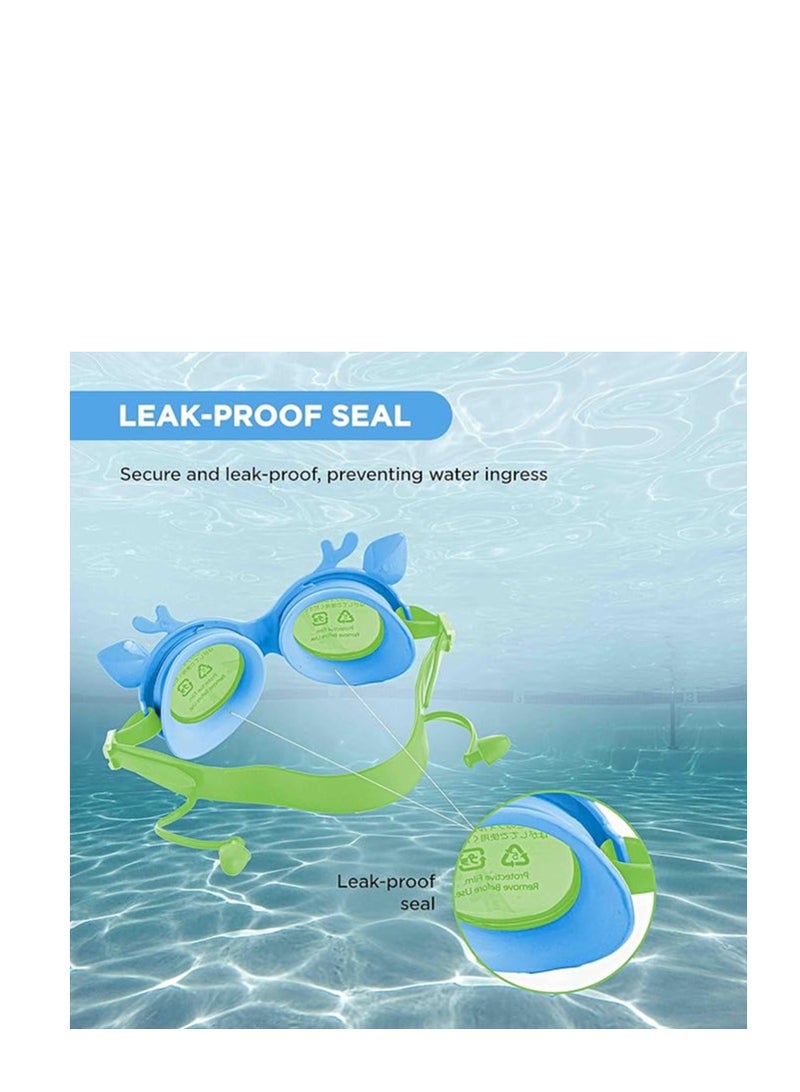 ENDLESS  Premium Swimming Goggle with Anti-Fog and UV Protection | Stylish Big Frame for more Visibility | Soft Silicone Gasket for Leak Proof | With Hard Case - Image 4