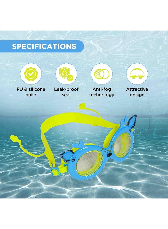 ENDLESS  Premium Swimming Goggle With Anti-Fog And Uv Protection | Stylish Big Frame For More Visibility | Soft Silicone Gasket For Leak Proof | With Hard Case - Image 1