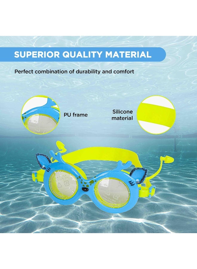 ENDLESS  Premium Swimming Goggle With Anti-Fog And Uv Protection | Stylish Big Frame For More Visibility | Soft Silicone Gasket For Leak Proof | With Hard Case - Image 2