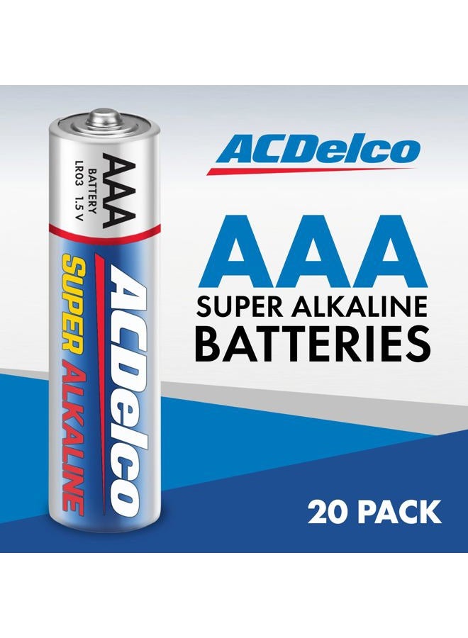 PowerMax ACDelco 20-Count Triple AAA Batteries, Maximum Power Super Alkaline Battery, 10-Year Shelf Life, Reclosable Packaging - Image 2