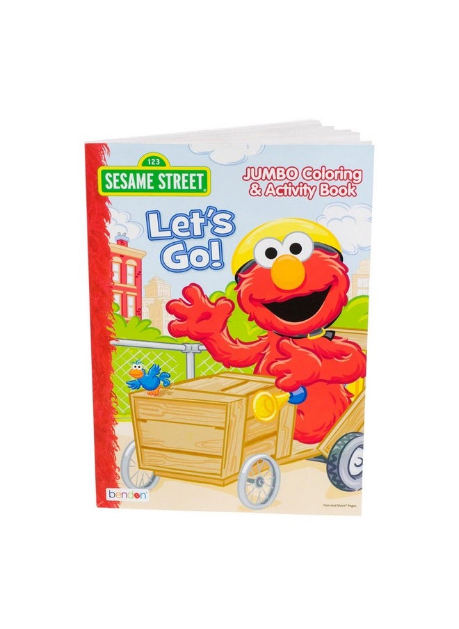 Sesame Street - Ready Set Color Coloring And Activity Book With 30 Stickers 144 Pages - Image 1