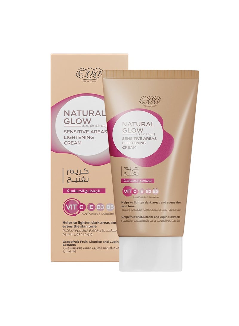 Eva Skin Care Natural Glow Lightening Cream For Sensitive Areas - Image 1