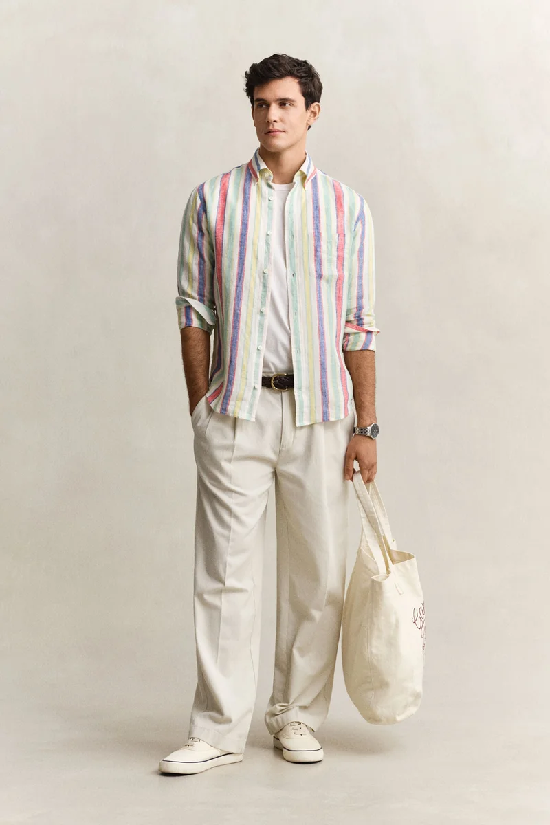 GANT Multistriped Linen Shirt