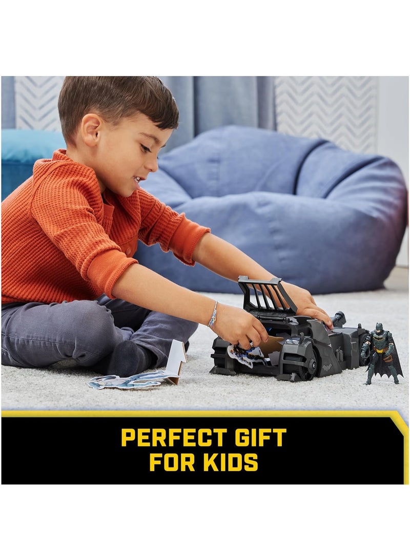 DC Batman Crusader Batmobile With Figure 4-Inch 6067473 - Image 5