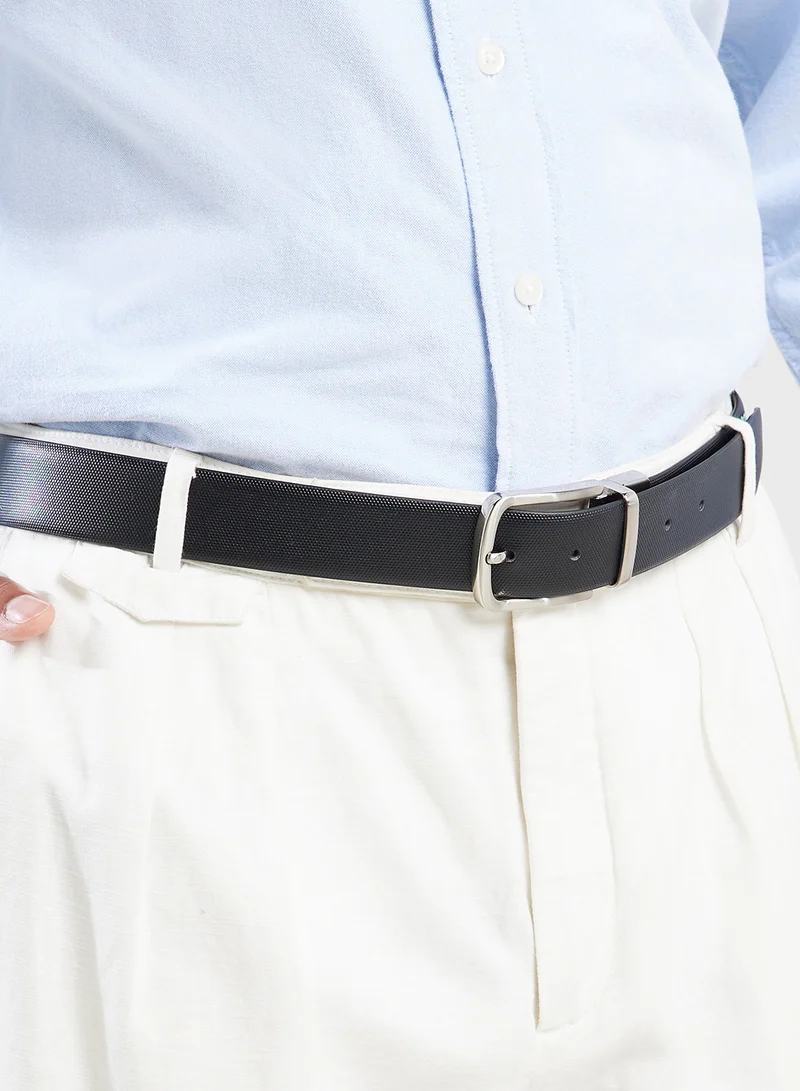 Robert Wood Genuine Leather 35Mm Reversible And Resizable Formal Belt