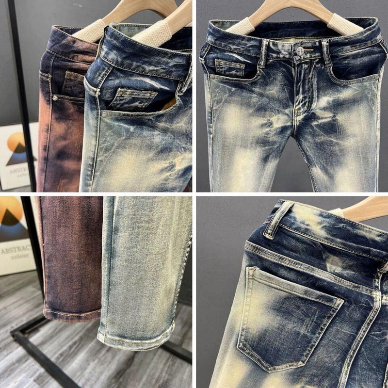 Unisex Classic Denim Jeans Loose Fit Daily Outdoor Wear - Image 5