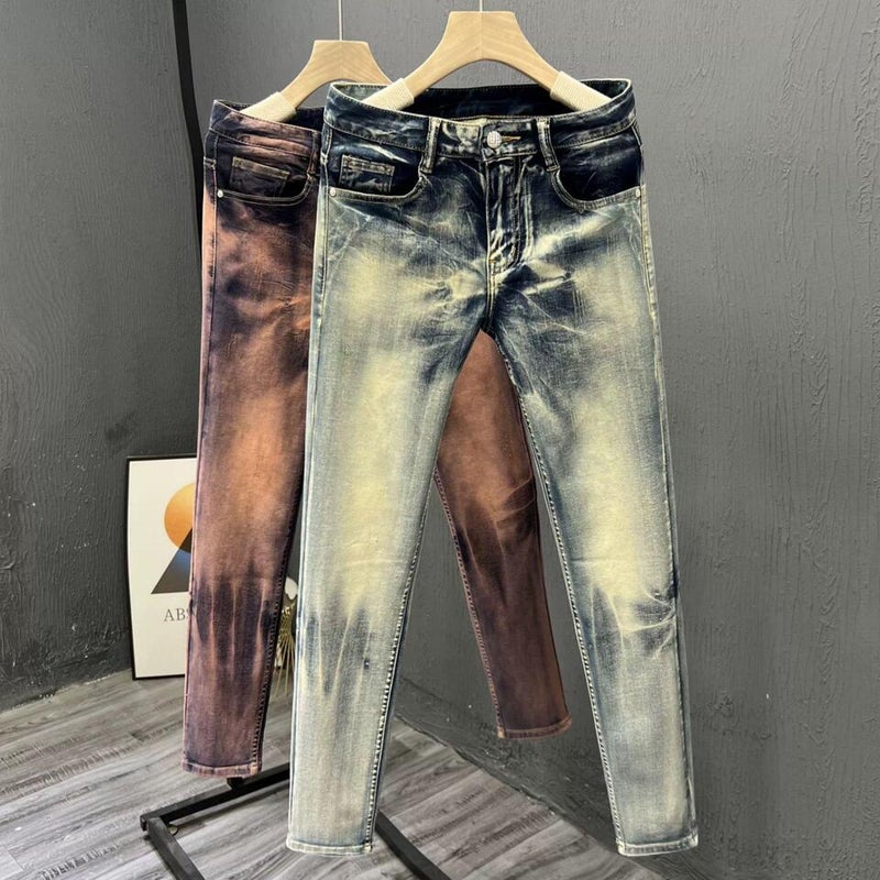 Unisex Classic Denim Jeans Loose Fit Daily Outdoor Wear - Image 2