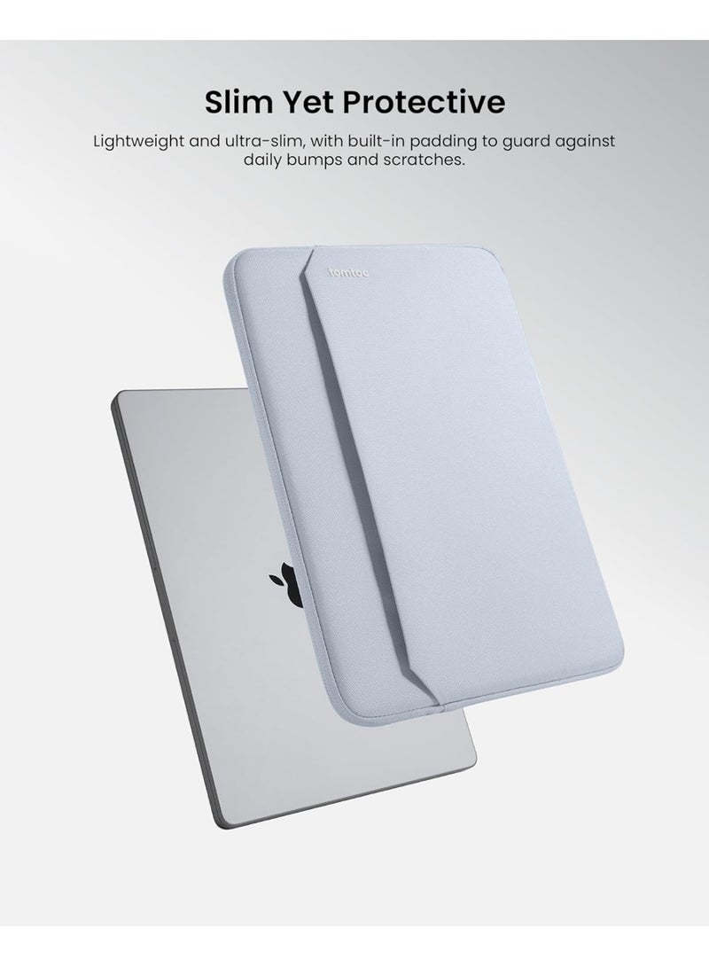 Tomtoc Light-A18 Slim Laptop Sleeve for 14-inch MacBook Pro M4/M3/M2/M1 Pro/Max 2024-2021, Water-Resistant Protective Case for 13.8 Inch Surface Eco-Friendly Laptop AI PC - Image 2