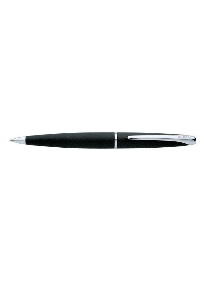 Cross ATX® Basalt Black with Polished Chrome Appointments Ballpoint Pen - Image 2