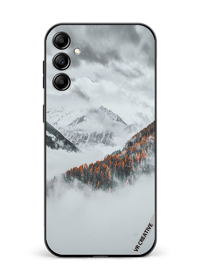 VR CREATIVE Protective Case Cover For Samsung Galaxy A34 Frosted Orange Design Multicolour - Image 1