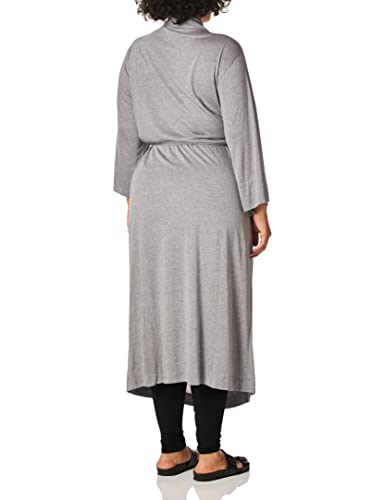 Natori Women's Shangri-La Robe,Heather Grey,Large - Image 2