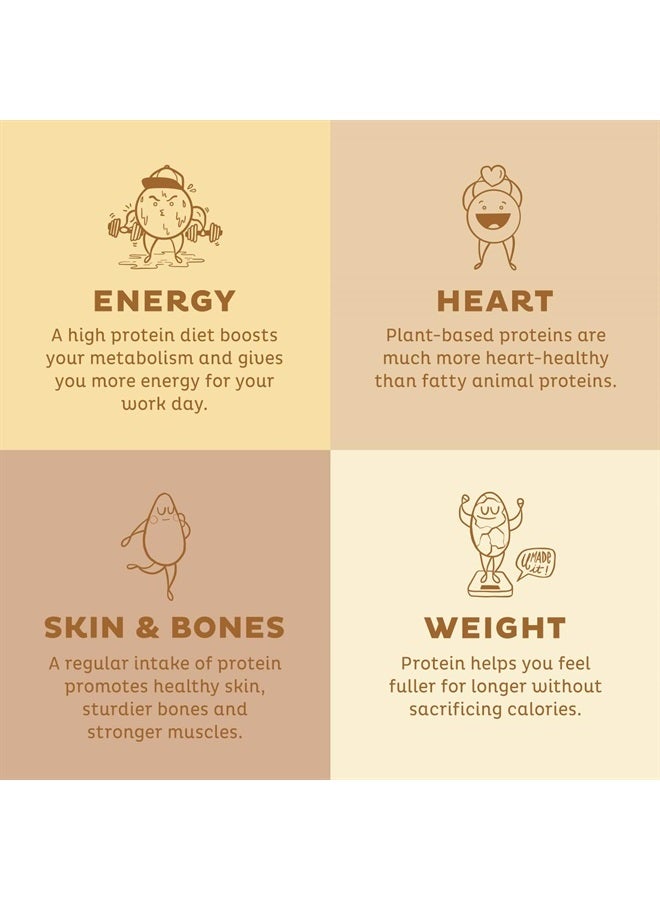 KOS مسحوق بروتين نباتي، فانيليا عضوي من وزارة الزراعة الأمريكية - مزيج بروتين البازلاء منخفض الكربوهيدرات، غذاء نباتي غني بالفيتامينات والمعادن - كيتو، خالي من الصويا والألبان - بديل للوجبات للنساء والرجال - 10 حصص - Image 2
