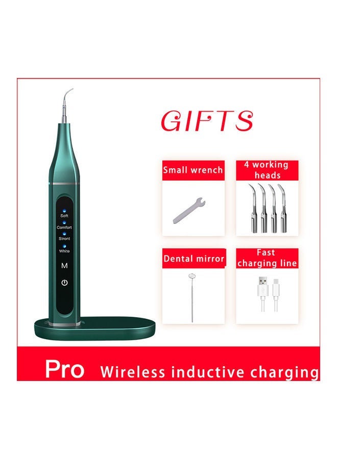 NIBEMINENT Waterproof Electric Tooth Cleaner Green/Black - Image 2