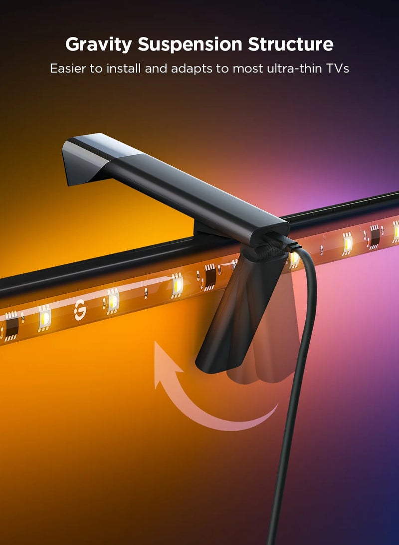جوفي إضاءة خلفية للتلفزيون Govee Back Light 3 Lite لأجهزة تلفزيون مقاس 55-65 بوصة مع وظيفة تصحيح عين السمكة والتحكم الصوتي والتطبيق مقاس 55-65 بوصة مع وظيفة تصحيح عين السمكة مع التحكم عبر الصوت والتطبيق - Image 5