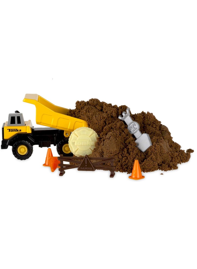 تونكا مجموعة لعب الإنقاذ من الطين من المعدن، شاحنات مصبوبة للأولاد والبنات، ألعاب بناء للأطفال، ألعاب مركبات للعب الإبداعي، شاحنات لعبة قطعة واحدة بألوان متنوعة - Image 1