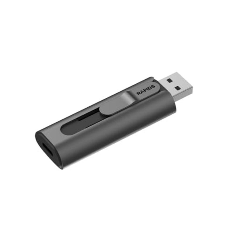 1TB USB 3.2 Dual SSD Drive Type-A/Type-C 560MB/s for portable storage, aluminum alloy, black, ultra-fast transfer speed - Image 4
