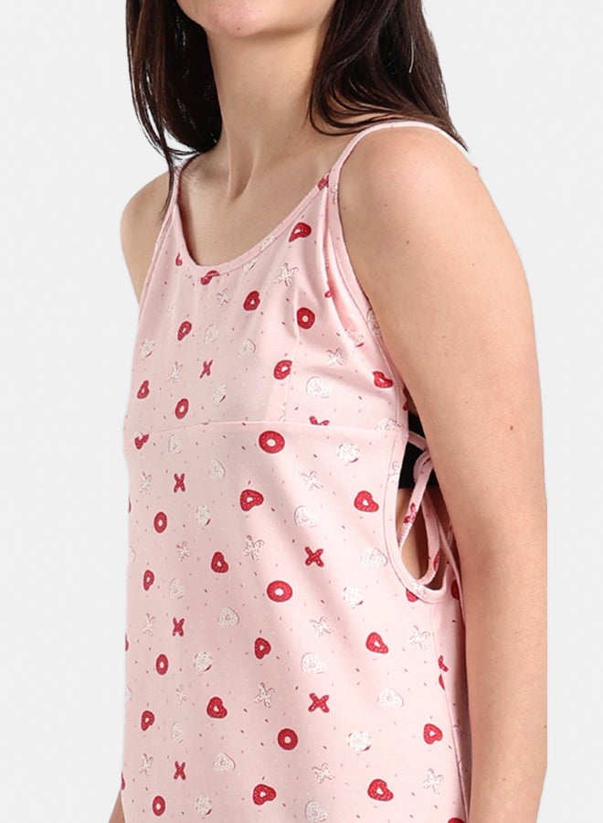 Carina Charming Printed Cotton Nightgown - Image 4