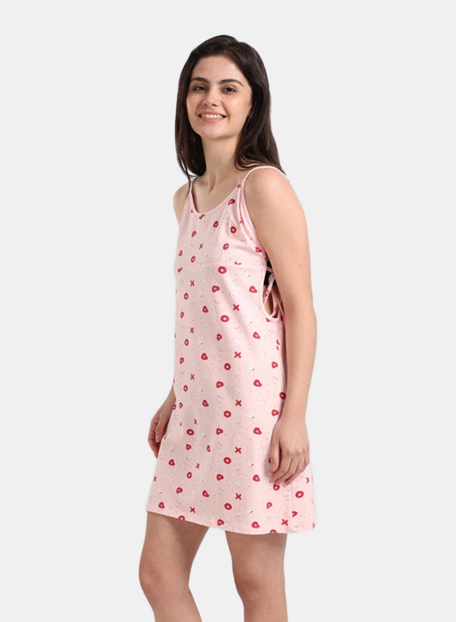 Carina Charming Printed Cotton Nightgown - Image 5