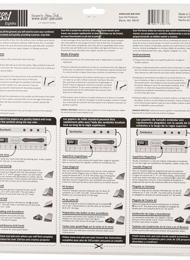Scor-Pal Scor Pal Eighths Measure & Score Board Paper Tool - Image 2