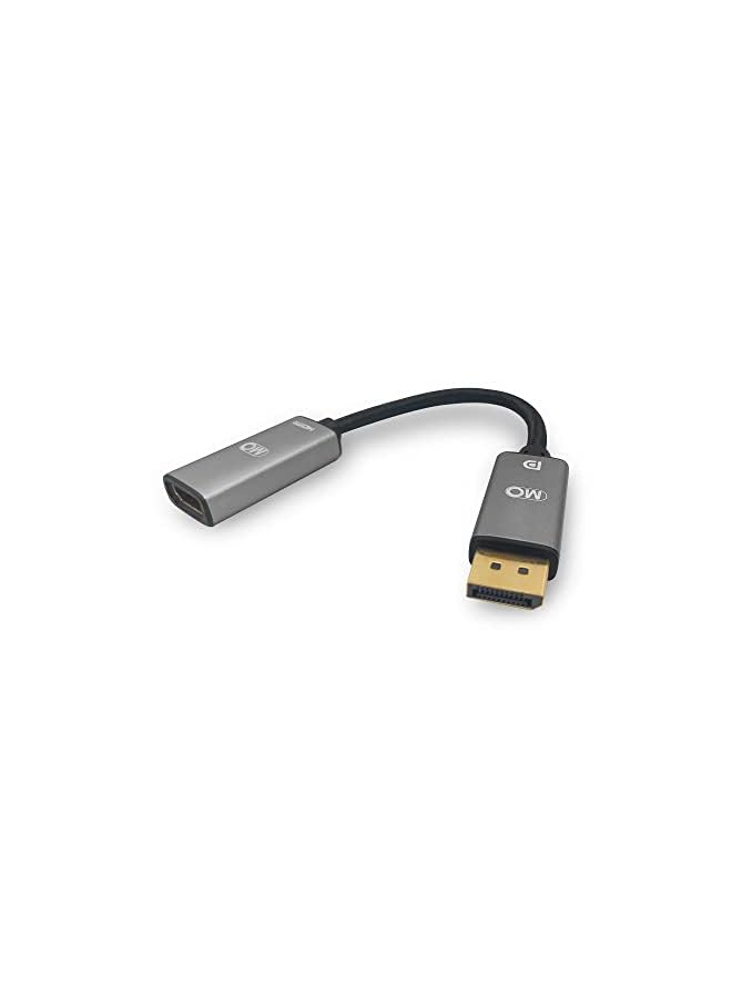 MOWSIL 4K Display Port DP to HDMI Cable, 5 Meters Length, Grey - Image 3