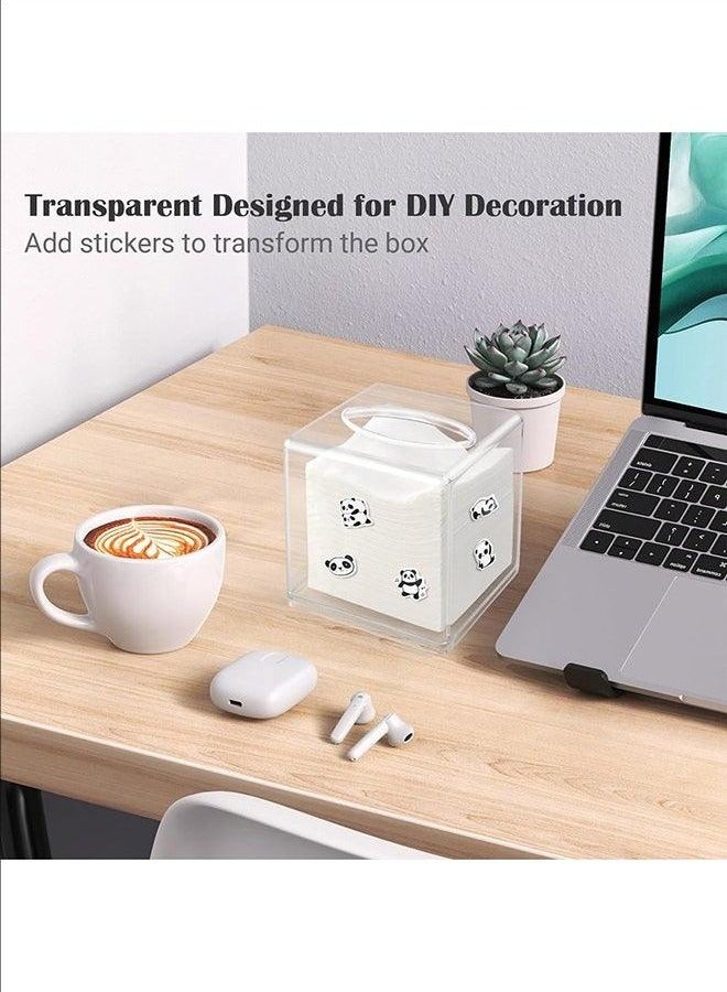 Transparent Acrylic Tissue Box - Image 4