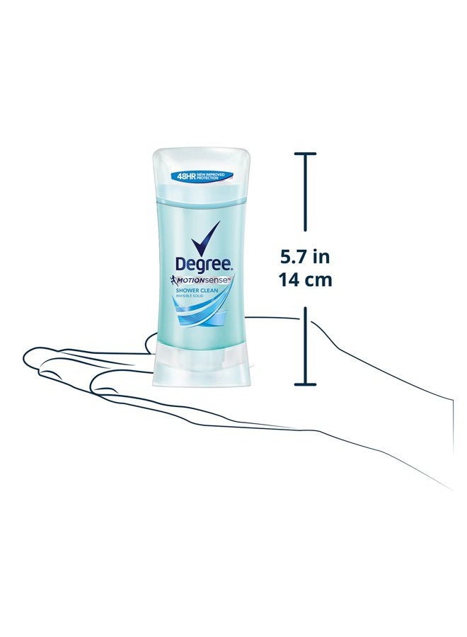 Degree Women Antiperspirant Deodorant Stick, Shower Clean, 2.6 Ounce (Pack of 1) - Image 4